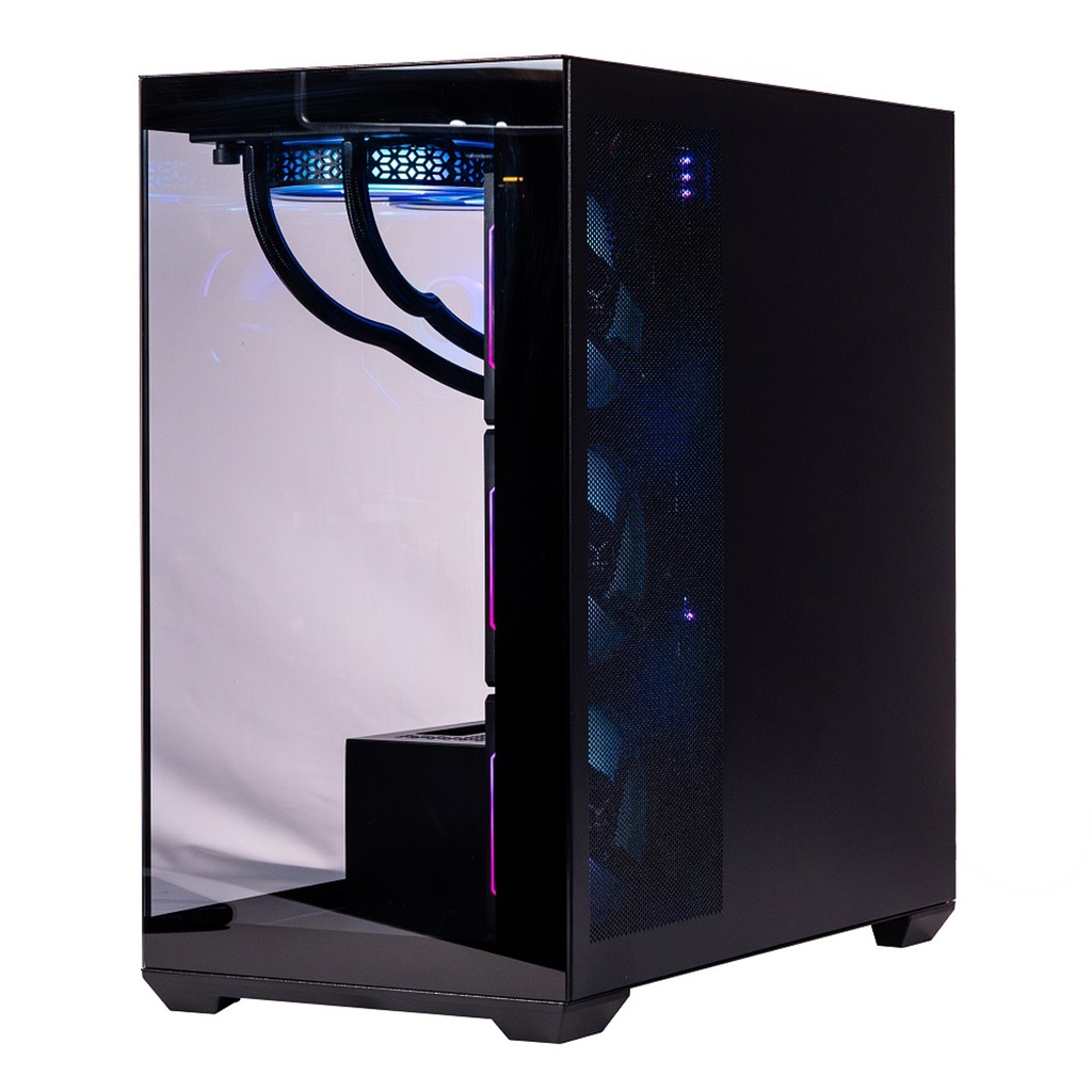 Gabinete Gamer Naceb NA-0637N Media Torre ATX 4x Ventiladores Cristal Templado