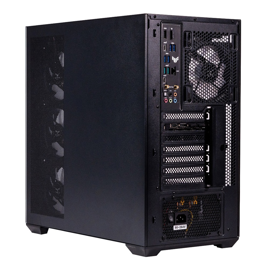 Gabinete Gamer Naceb NA-0637N Media Torre ATX 4x Ventiladores Cristal Templado
