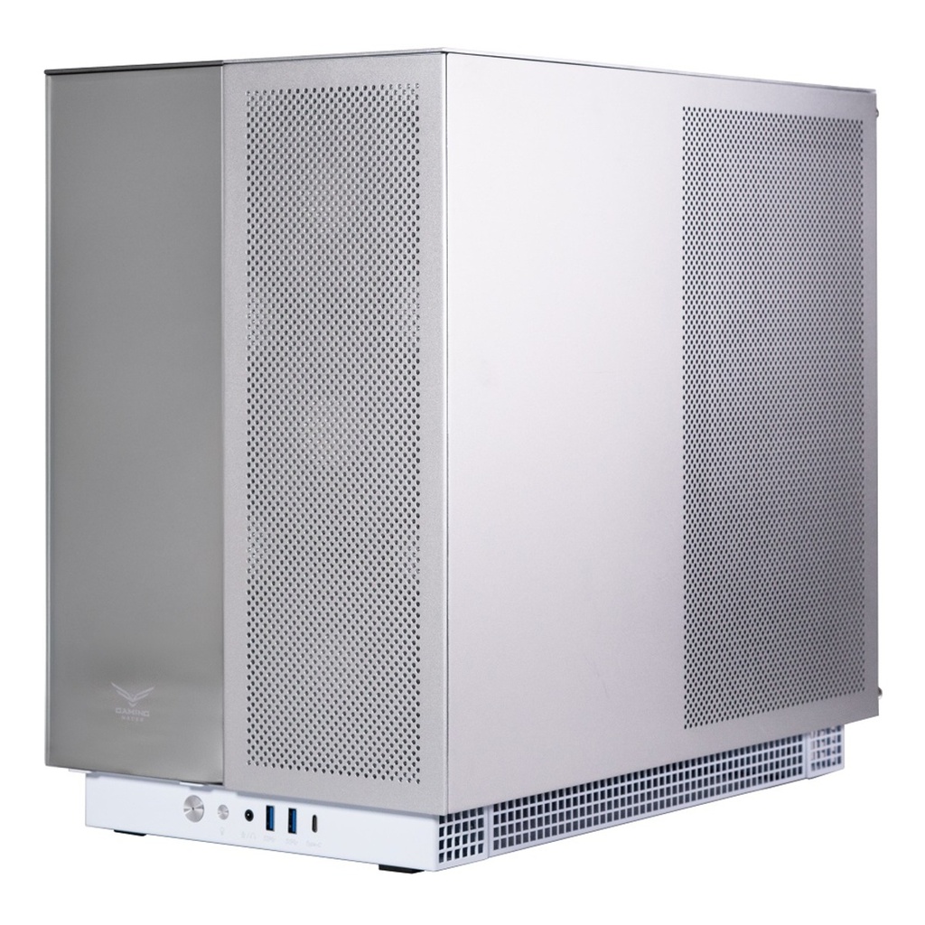 Gabinete Gamer Naceb NA-0640 E-ATX Aluminio y Cristal Templado 8x Ventiladoresno Instalados