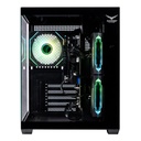 Gabinete Gamer Naceb NA-0636N Mini-Pecera M-ATX Ventana 3x Ventiladores ARGB