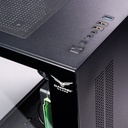 Gabinete Gamer Naceb NA-0636N Mini-Pecera M-ATX Ventana 3x Ventiladores ARGB