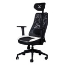 Silla Gamer Naceb NA-09S4B X-one De Malla Hasta 140kg Con Soporte Lumbar