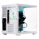 Gabinete Gamer Naceb NA-0636B Mini-Pecera m-ATX Ventana 3x Ventiladores ARGB