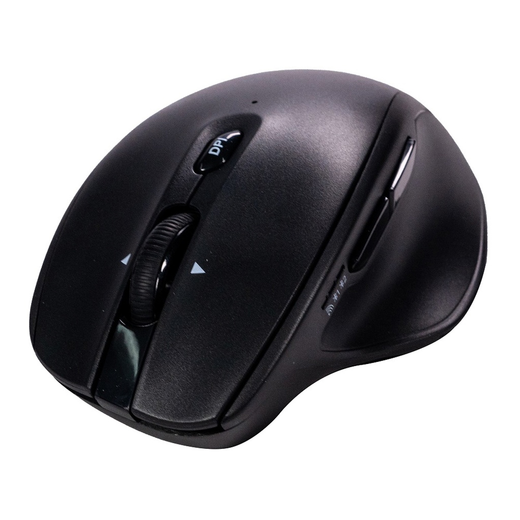 Mouse Dual Inalambrico Naceb NA-0139N USB 2.4 Bluetooth 1600 DPI Con 5 Botones