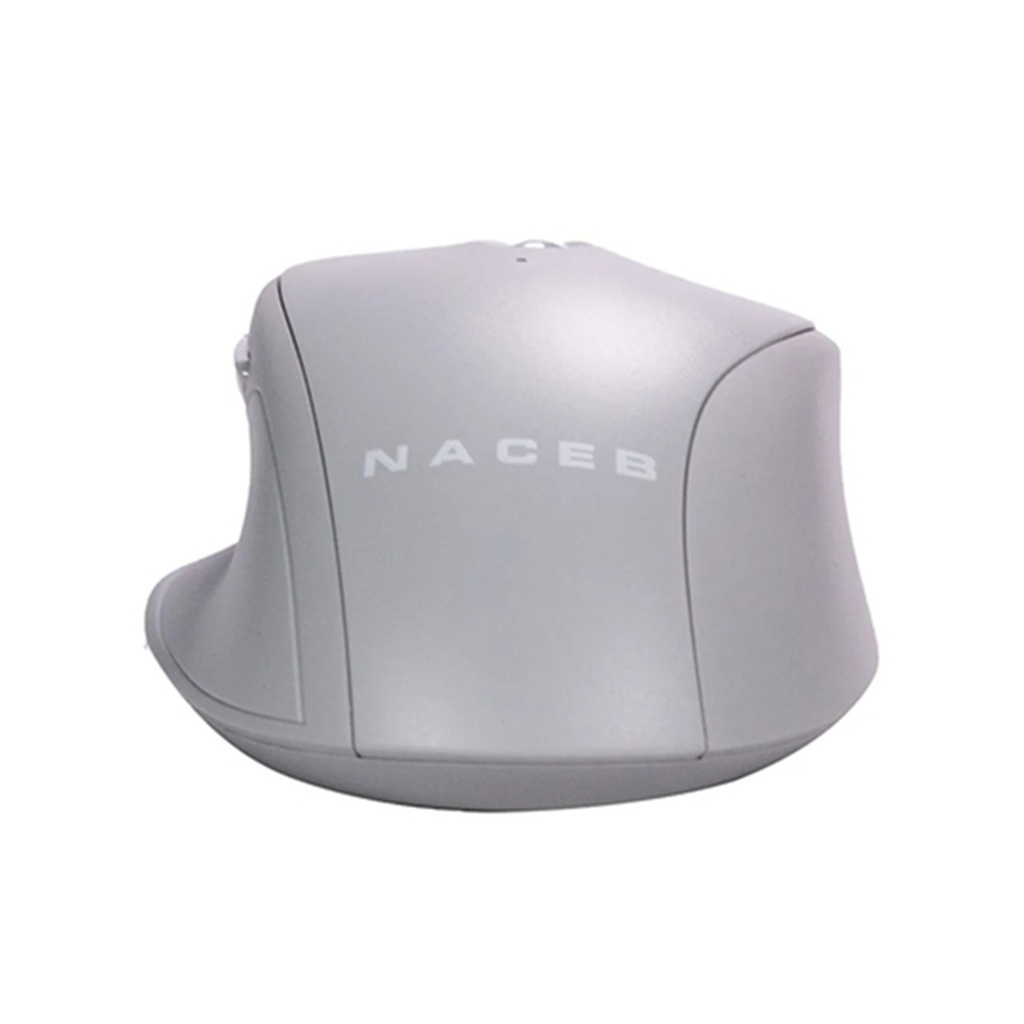 Mouse Dual Inalambrico Naceb NA-0139G USB 2.4 Bluetooth 1600 DPI Con 5 Botones