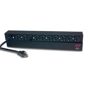 Apc basic rack-mount pdu - unidad de distribución de alimentación (montaje en bastidor) - ca 120 v - 2.4 kw - input: nema 5-20 - conectores de salida: 10 (nema 5-20) - 1u - 19" - 3.7 m cable - negro - para p/n: smtl1000rmi2uc, smx1000c, smx1500rm2uc, smx1500rm2ucnc, smx750c, smx750cnc