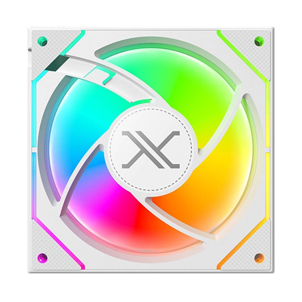 Kit Gamer 3 Ventiladores Xzeal XZ1115 ARGB 25dB 1200RPM 120mm