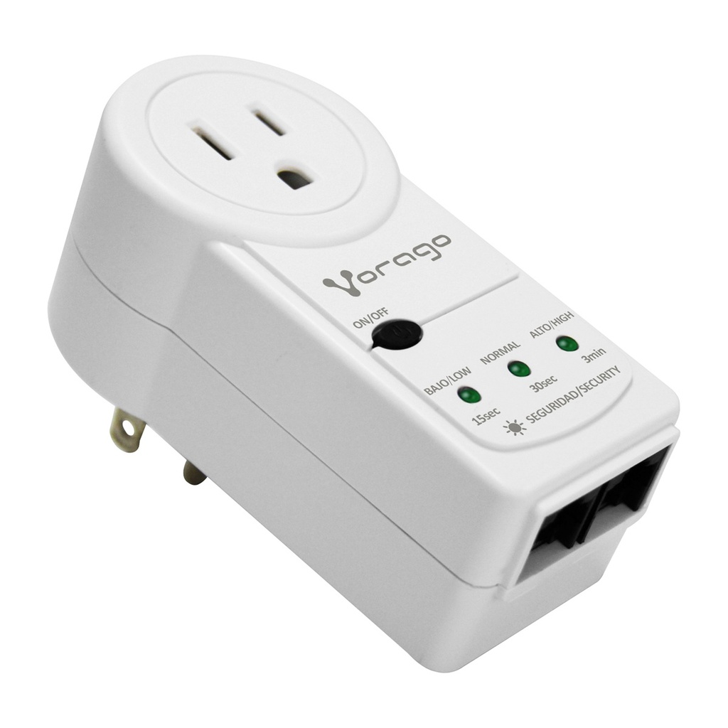Supresor de Picos Vorago AVR-300 1 Contacto 2x RJ-45 RJ-11 900 Joules