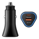 Cargador para Auto Steren ELI-875 1x USB C 1x USB A