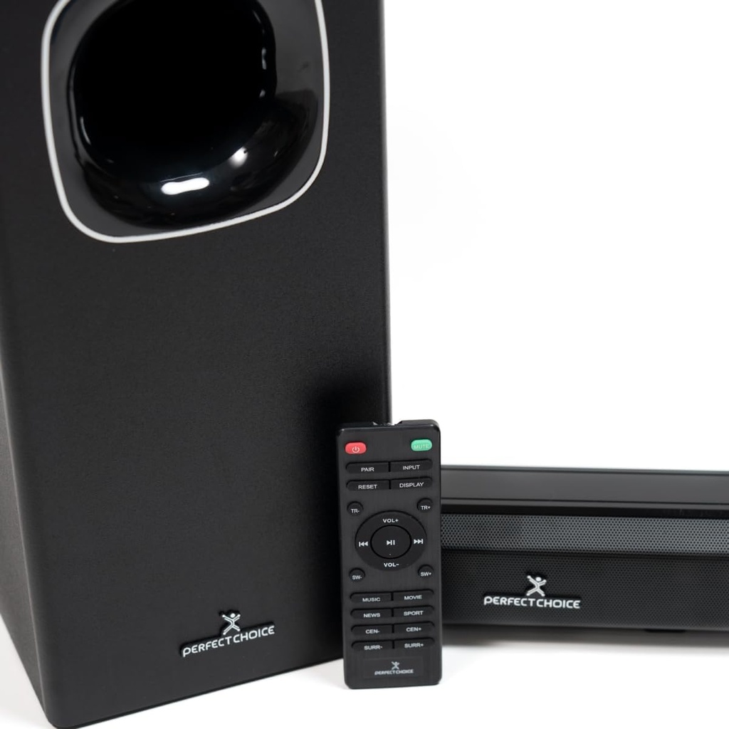 Bocinas Perfect Choice Home Cinema 5.1 Canales 160W Barra+SubWoofer