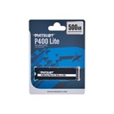 Unidad de Estado Solido SSD Patriot P400 Lite NVMe 500GB PCI Express 4.0 M.2