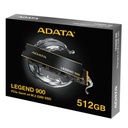 Unidad De Estado Solido SSD Adata Legend 900 NVMe 512 GB PCI Express 4.0 M.2 