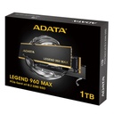 Unidad De Estado Solido SSD Adata Legend 960 MAX NVMe 1TB PCI Express 4.0 M.2 
