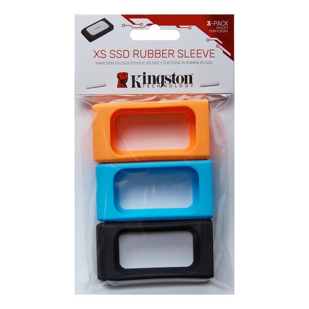 Paquete De 3 Piezas De Fundas Protectoras Kingston Para SSD Portatil