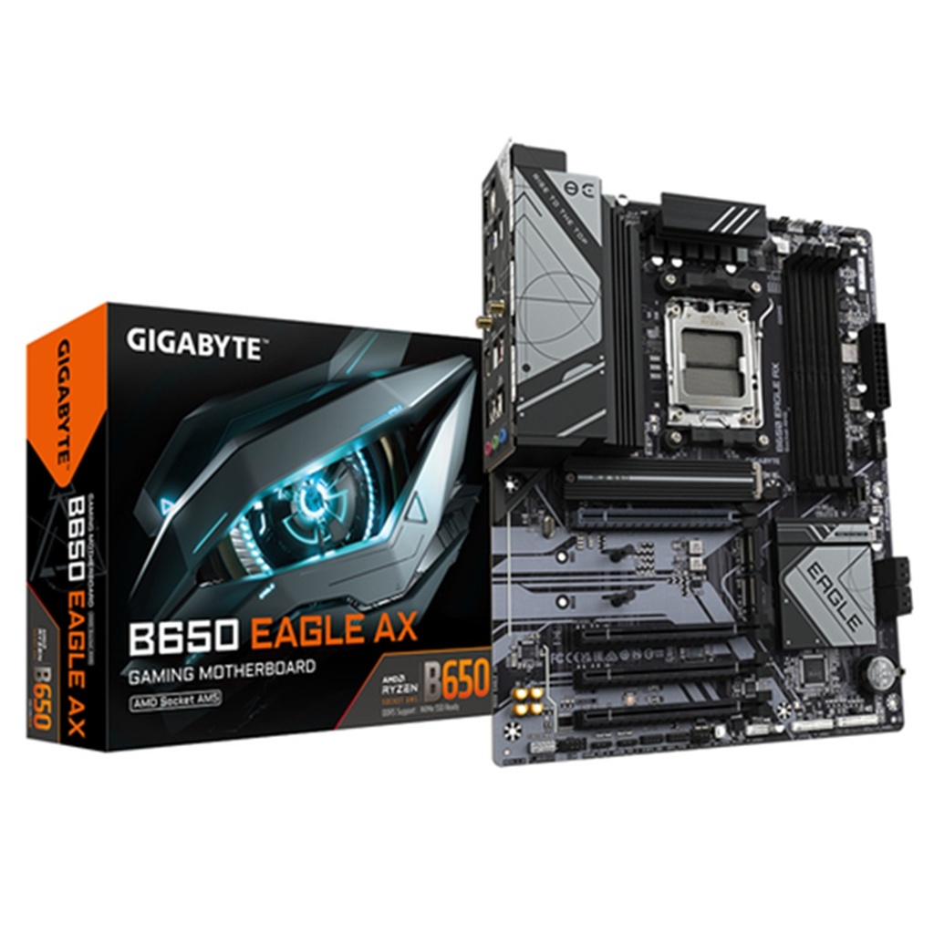 Tarjeta Madre Gigabyte B650 Eagle AX S-AM5 4x DDR5 7600MHz HDMI DisplayPort