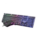 Kit Teclado Y Mouse Gamer Xzeal XST-201 USB Rainbow Anti Ghosting Mouse 6 Botones 3200 DPI