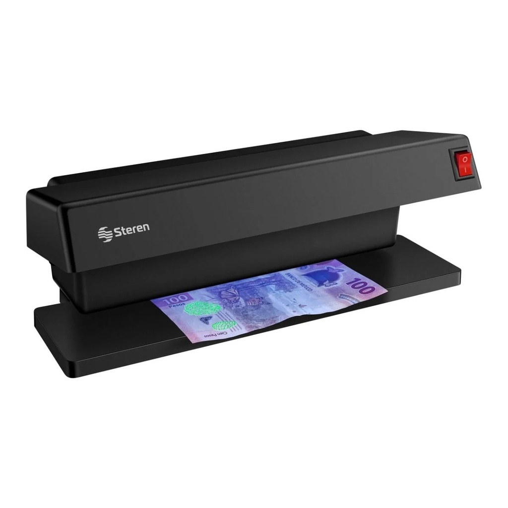 Lámpara UV Steren SEG-050 Detectora de Billetes Falsos
