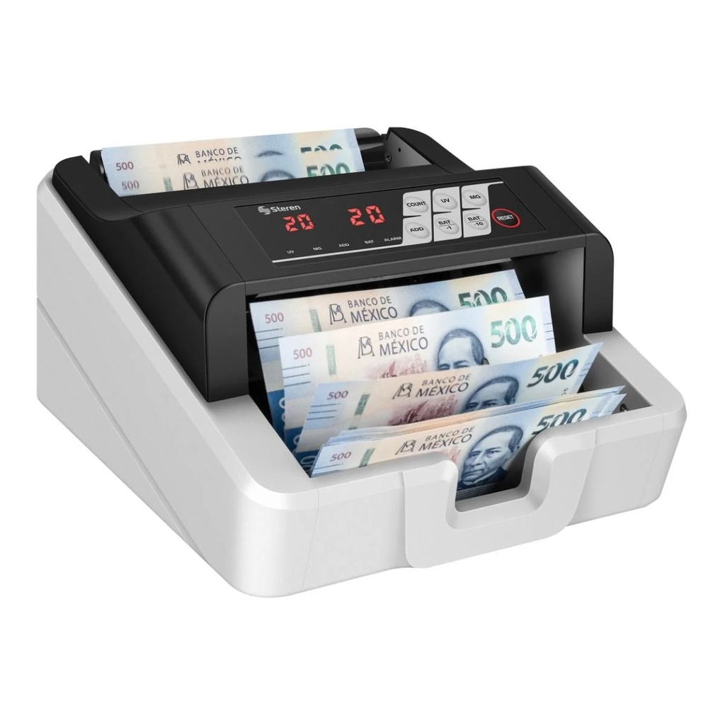 Contadora De Billetes Steren BILL-110 Con Batería Recargable 