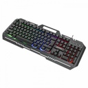 Teclado Gamer Manhattan 180610 RGB Alámbrico Con Base Para Celular