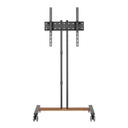 Soporte Móvil de Piso Manhattan 462068 Pantalla 34"-55" Hasta 35Kg