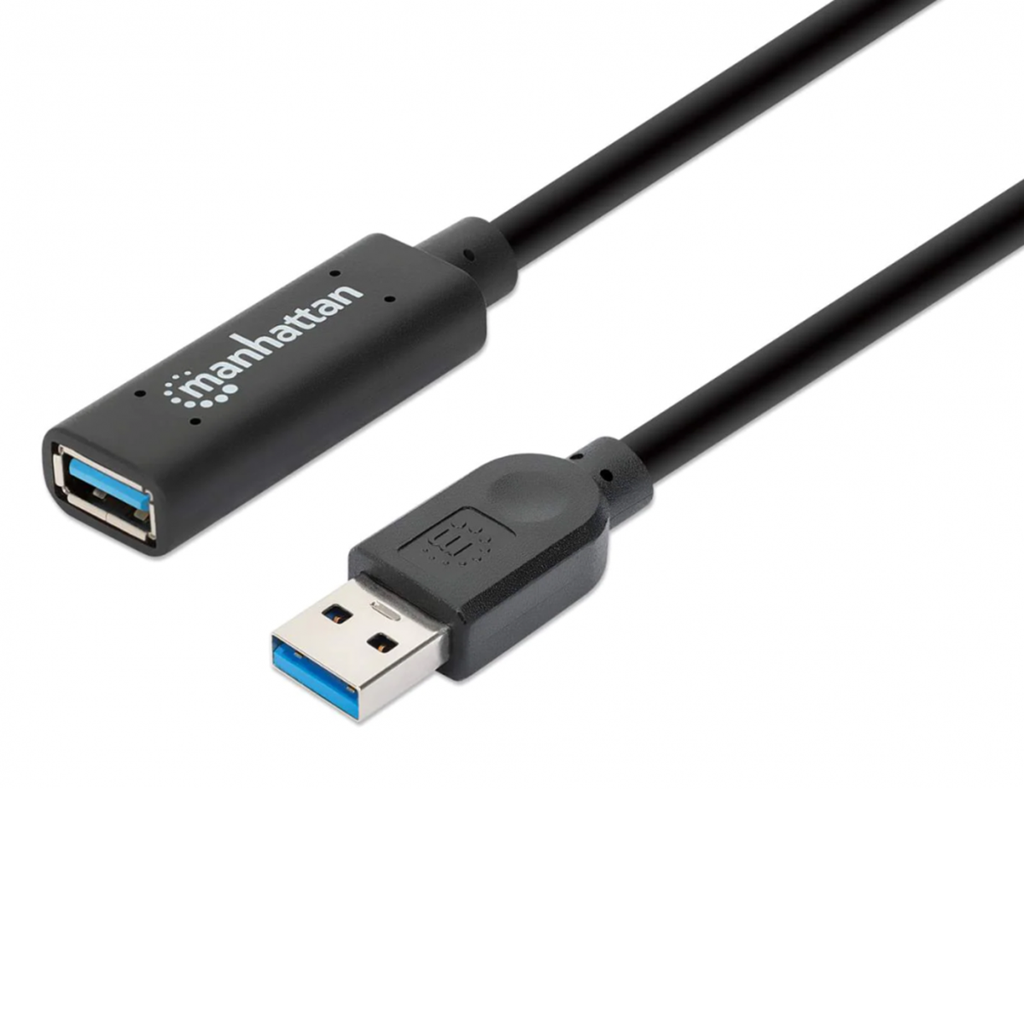 Cable Extension USB Manhattan 153737 USB A Macho - USB-A Hembra 5 Metros 