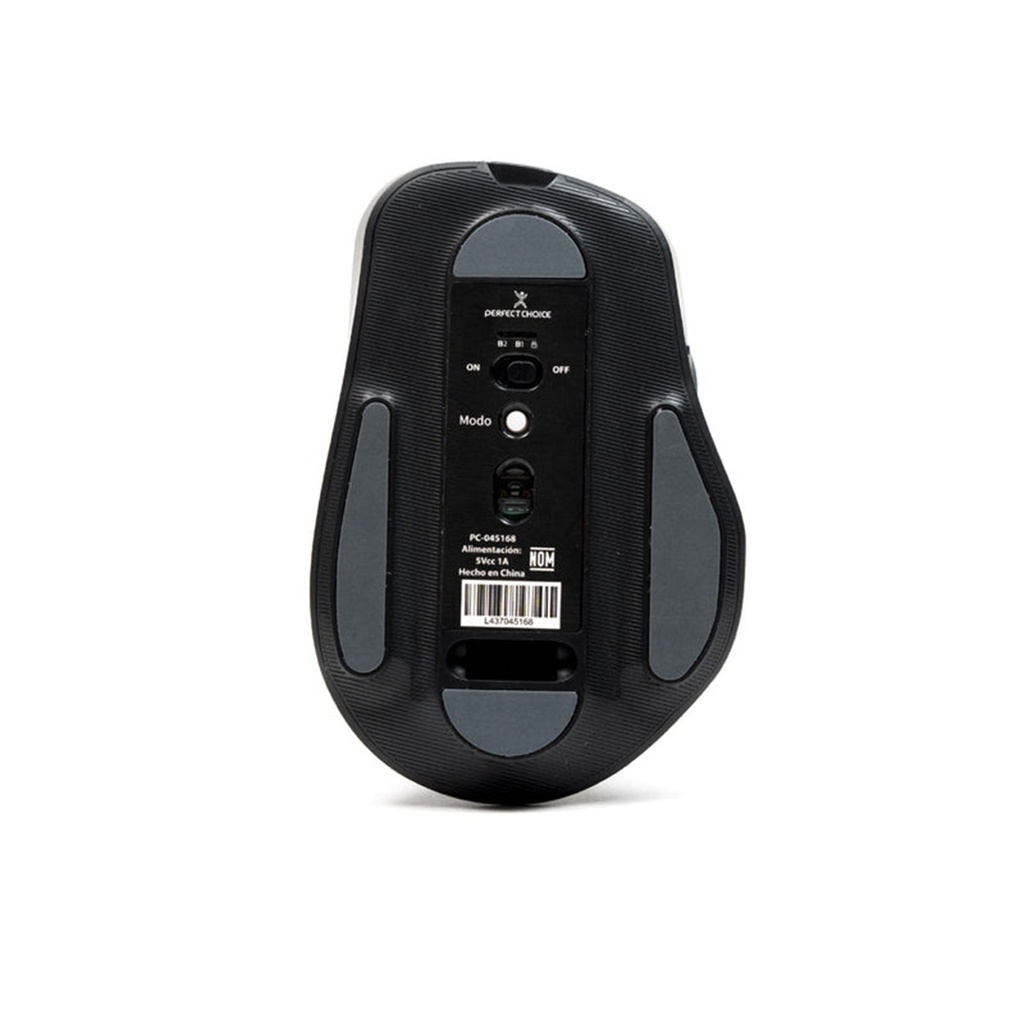 Mouse Ergonómico Perfect Choice Óptico Mind Inalámbrico RF Inalámbrico Bluetooth 4.000DPI