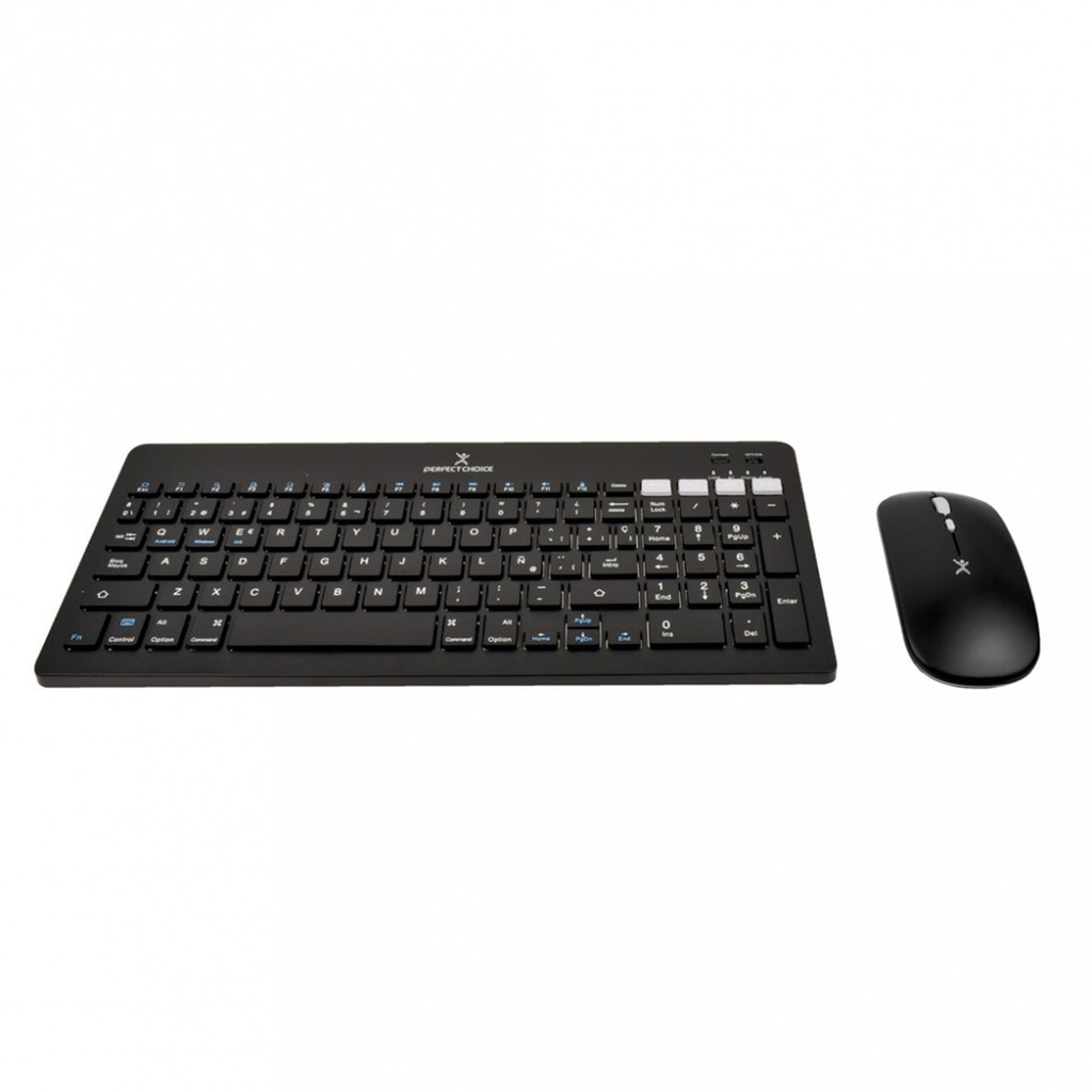 Kit de Teclado y Mouse Perfect Choice PC-201373 Inalámbrico Bluetooth Español