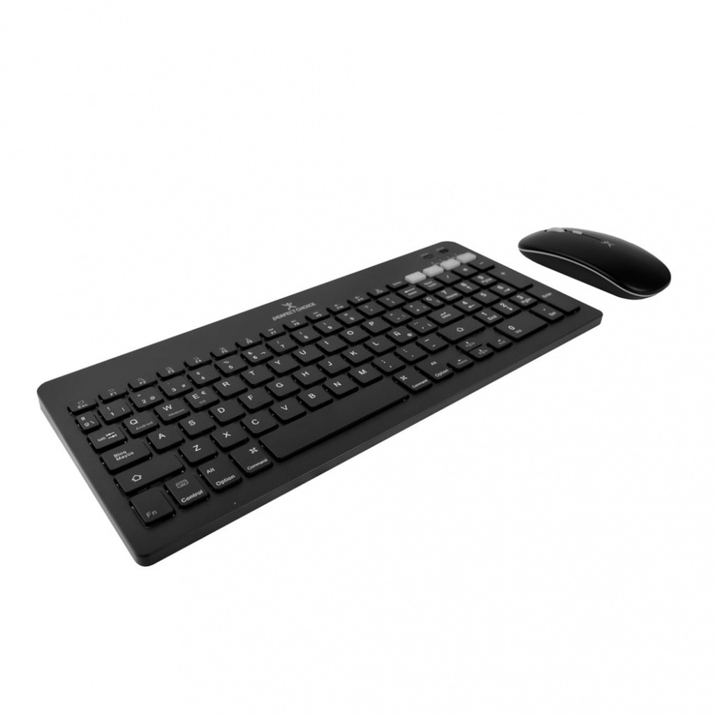 Kit de Teclado y Mouse Perfect Choice PC-201373 Inalámbrico Bluetooth Español
