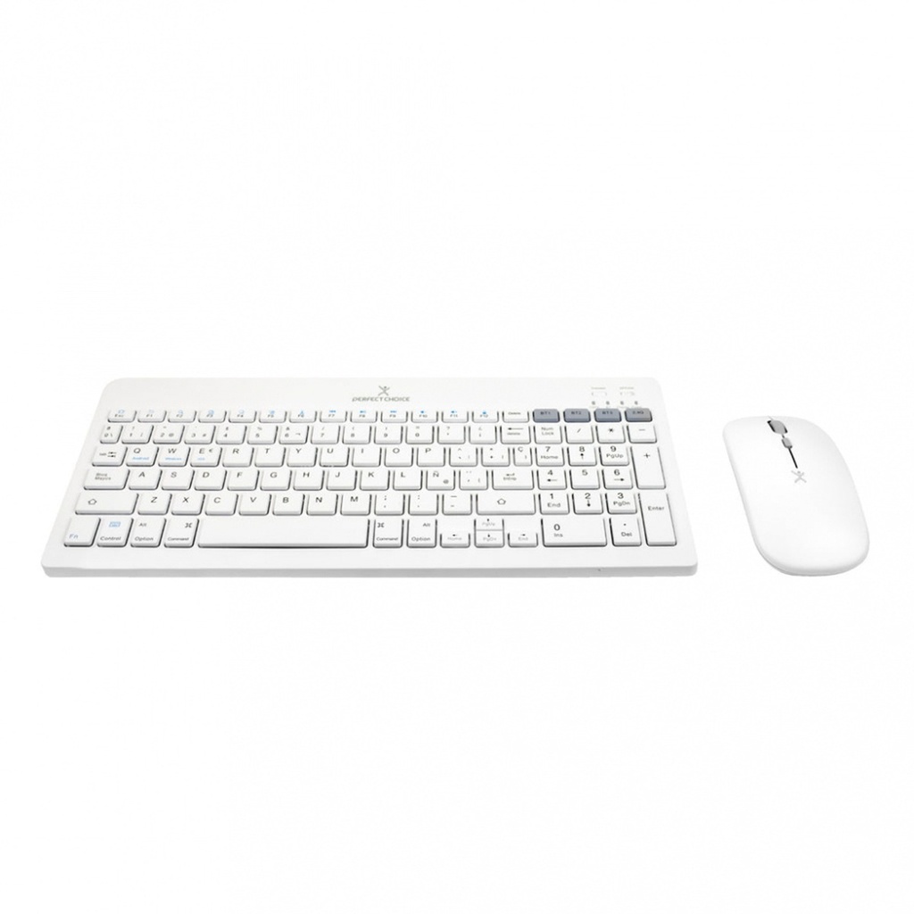 Kit de Teclado y Mouse Perfect Choice PC-201380 Inalámbrico Bluetooth Español
