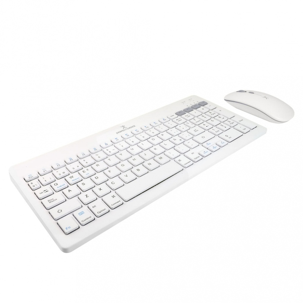 Kit de Teclado y Mouse Perfect Choice PC-201380 Inalámbrico Bluetooth Español