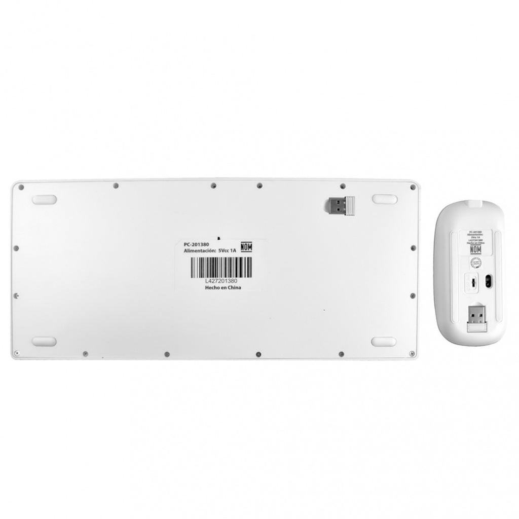 Kit de Teclado y Mouse Perfect Choice PC-201380 Inalámbrico Bluetooth Español
