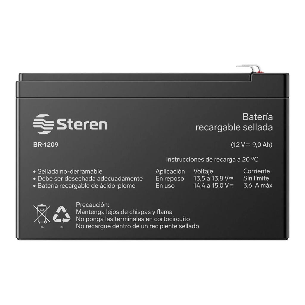 Batería Para No Break Steren BR-1209 12V 9000 mAh