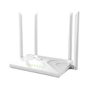 Router Inalámbrico Netis NC21 300 Mbps 2.4 GHz AC1200 Wi-Fi 5 4 Antenas de Alta Ganancia Repetidor AP y Cliente