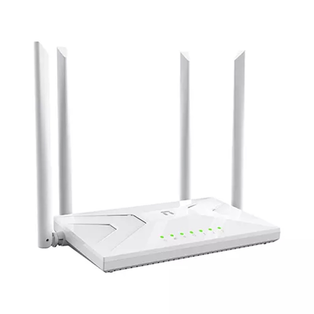 Router Inalámbrico Netis NC21 300 Mbps 2.4 GHz AC1200 Wi-Fi 5 4 Antenas de Alta Ganancia Repetidor AP y Cliente