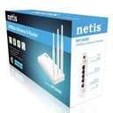 Router Netis WF2409E Inalámbrico 300 Mbit/s 5x RJ-45 2.4GHz 3 Antenas de 5dBi