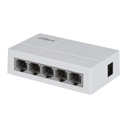 Switch Dahua Fast Ethernet DH-SF1005L 5 Puertos 10/100Mbps 1.000 Gbit/s 2000 Entradas No Administrable