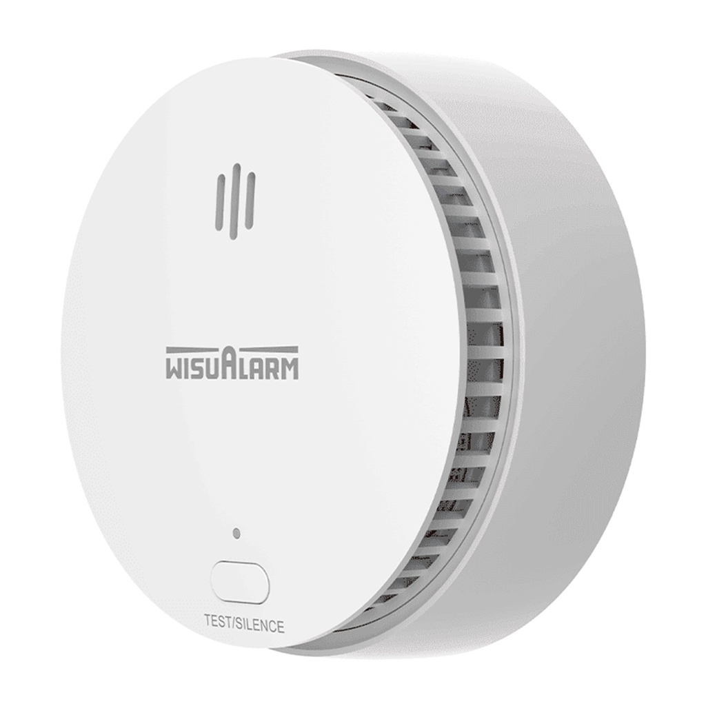 Detector de Humo Standalone Dahua DHI-HY-SA20B Sensor Fotoeléctrico Sonido de Alarma de 85dB Alarma Visual y Audible Durabilidad de Batería Hasta 5 Años