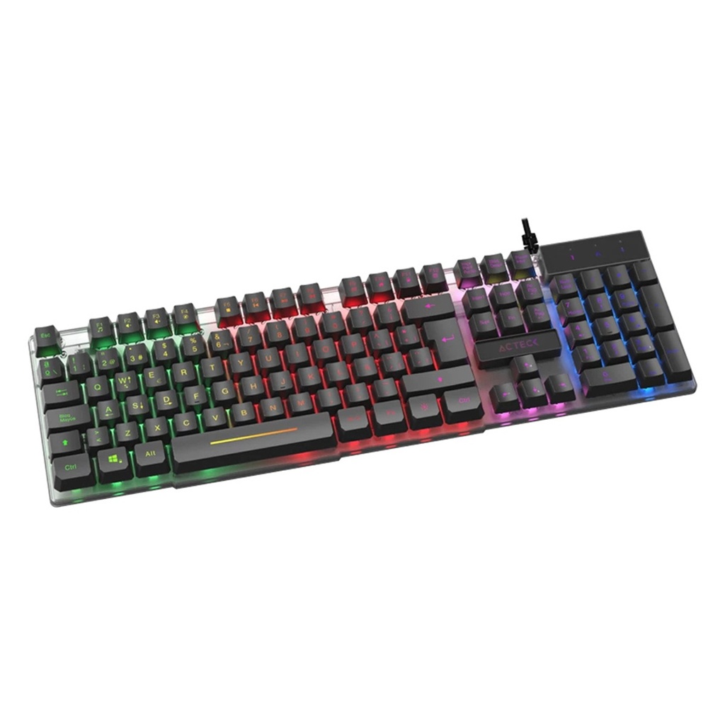 Teclado Gamer Acteck Aurean II TA220G Alámbrico USB Español
