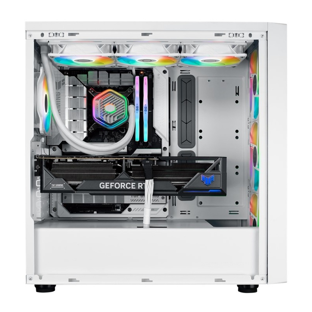 Gabinete Cooler Master MasterBox 600 Mid Tower ATX/EATX/Micro-ATX/Mini-ITX Sin Fuente 4 Ventiladores ARGB Instalados