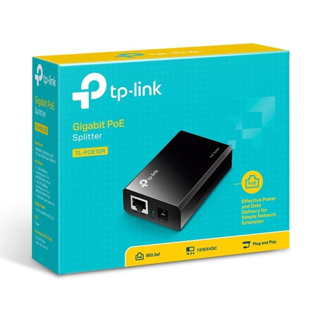 Adaptador De Splitter PoE TP-Link TL-POE10R 12W 1x RJ-45
