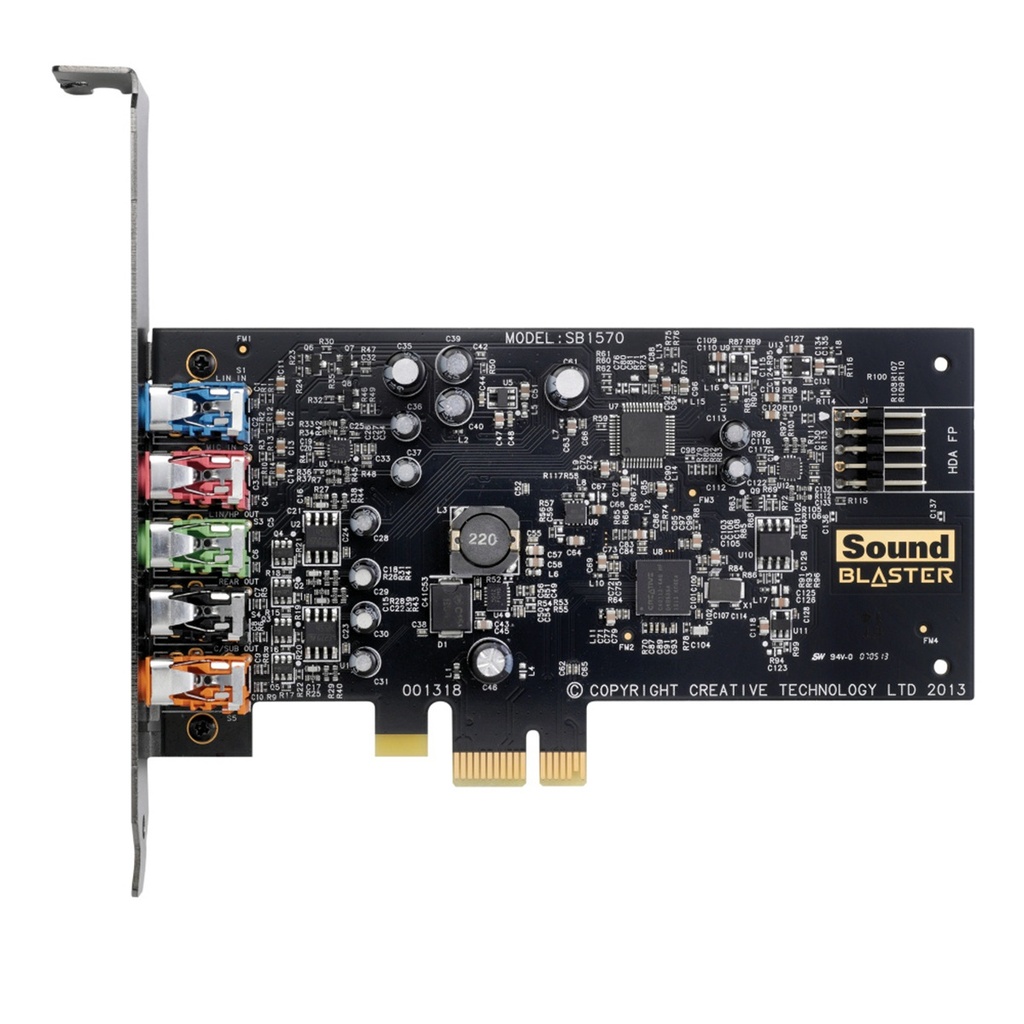 Tarjeta de Sonido Creative Labs Sound Blaster Audigy Fx 5.1 Canales PCI Express