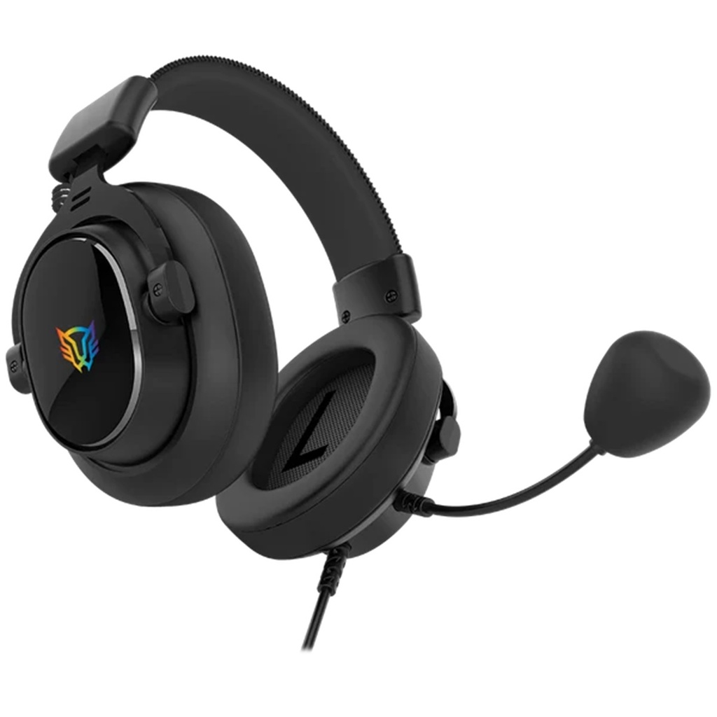 Diadema Gamer Balam Rush Aviator Expert HA777 Alámbrico 3.5mm Micrófono RGB