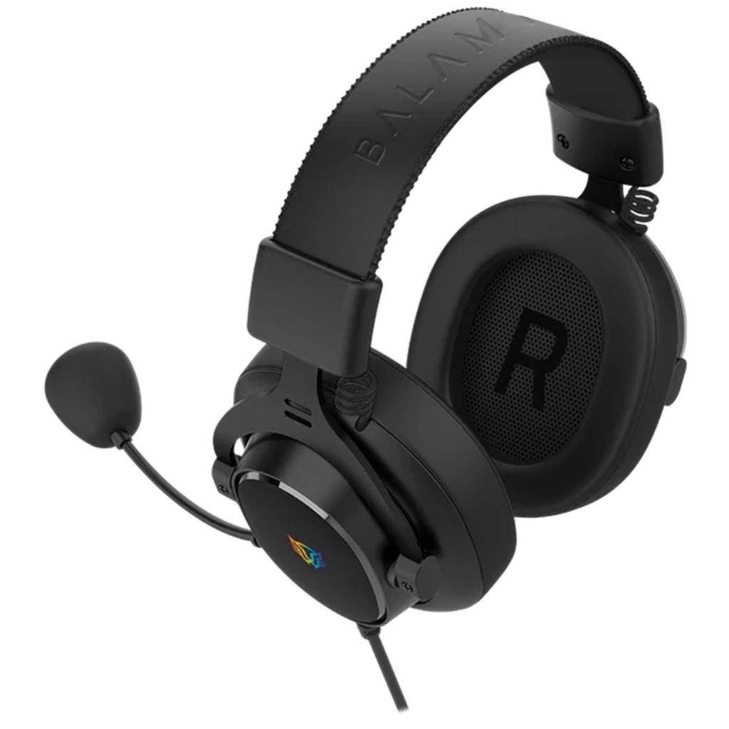 Diadema Gamer Balam Rush Aviator Expert HA777 Alámbrico 3.5mm Micrófono RGB