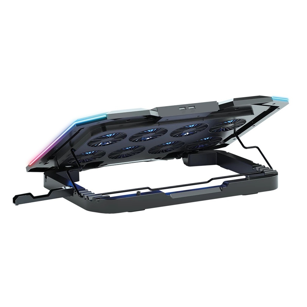 Base Enfriadora Balam Rush Eolox Frost Pro EF760 Para Laptop 17" 8 Ventiladores