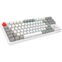 Teclado Mecánico Gamer Balam Rush Level Pro GK990 LED RGB TKL Outemu Red Inalámbrico RF Inalámbrico/Bluetooth Español