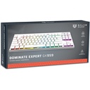 Teclado Mecánico Gamer Balam Rush Dominate Expert GK959 LED RGB TKL Switch Brown RF Inalámbrico/Bluetooth