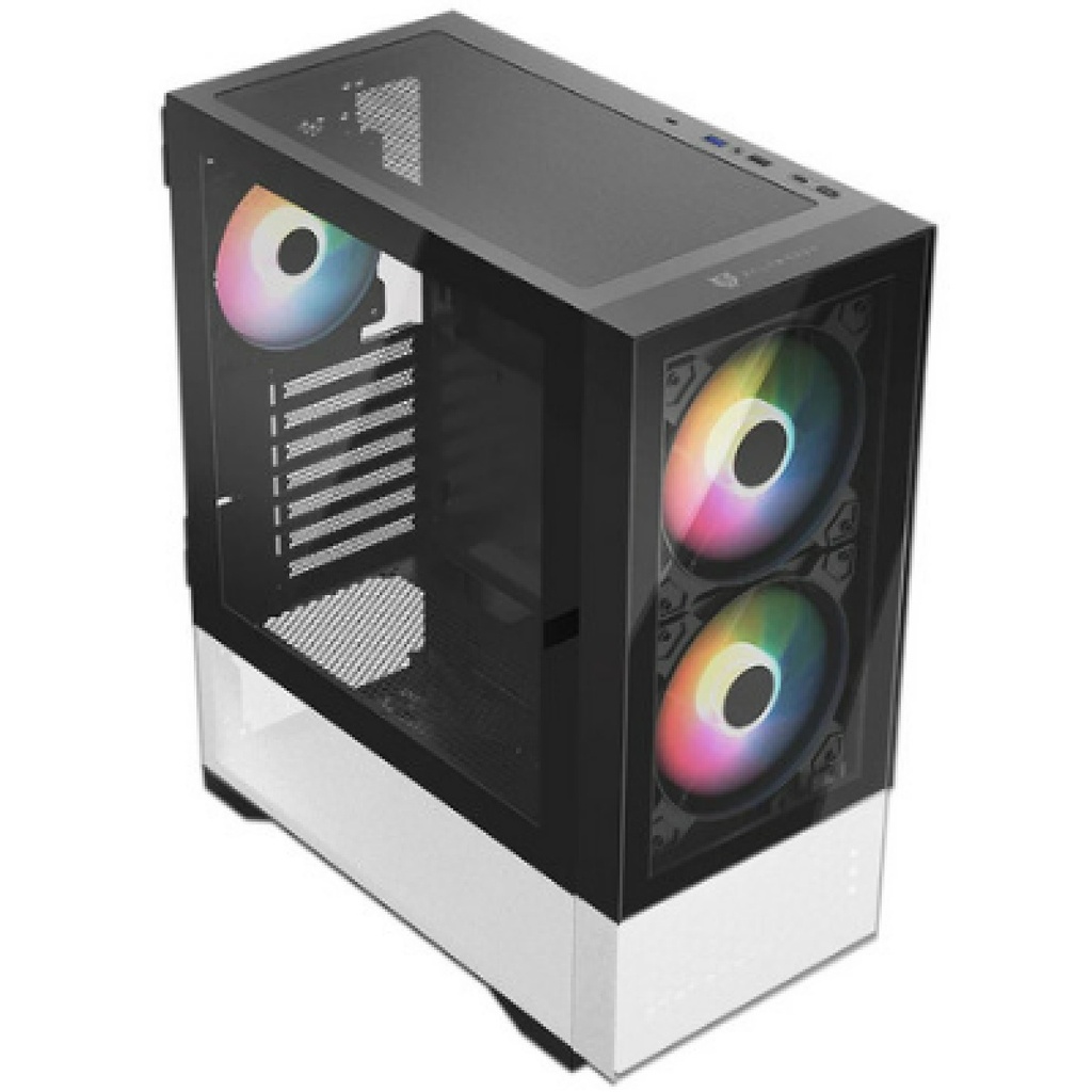 Gabinete Gamer Media Torre Nitrox Crystal 5500CBW Legend Series