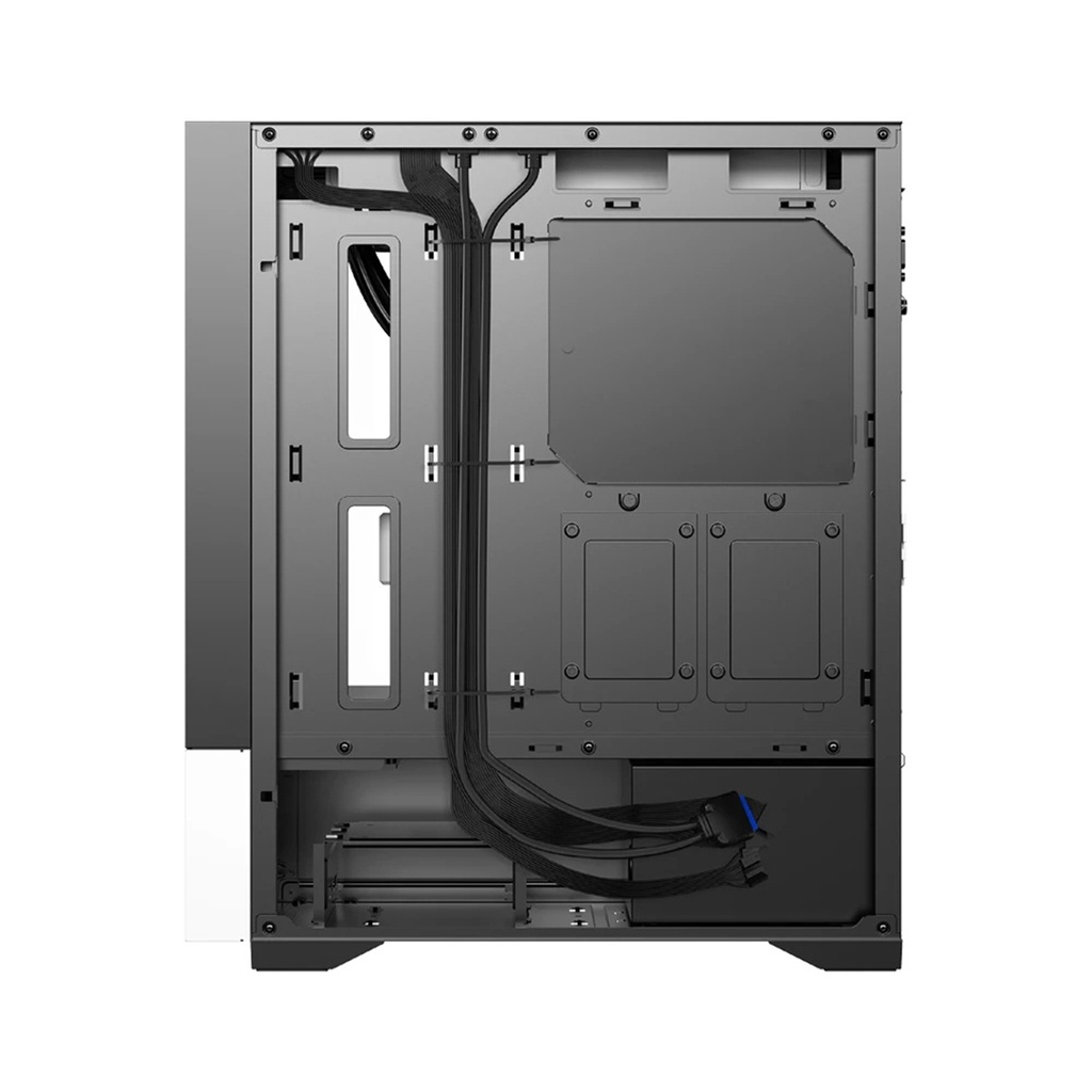 Gabinete Balam Rush Nitrox Aircool 5500ABW Midi-Tower Micro-ATX/Mini-ITX/ATX USB 2.0/3.0 Sin Fuente 3 Ventiladores ARGB Instalados