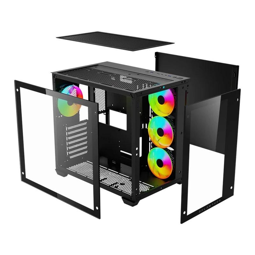 Gabinete Gamer Mini Torre Tank Expert Curve 7400 Legend Series 