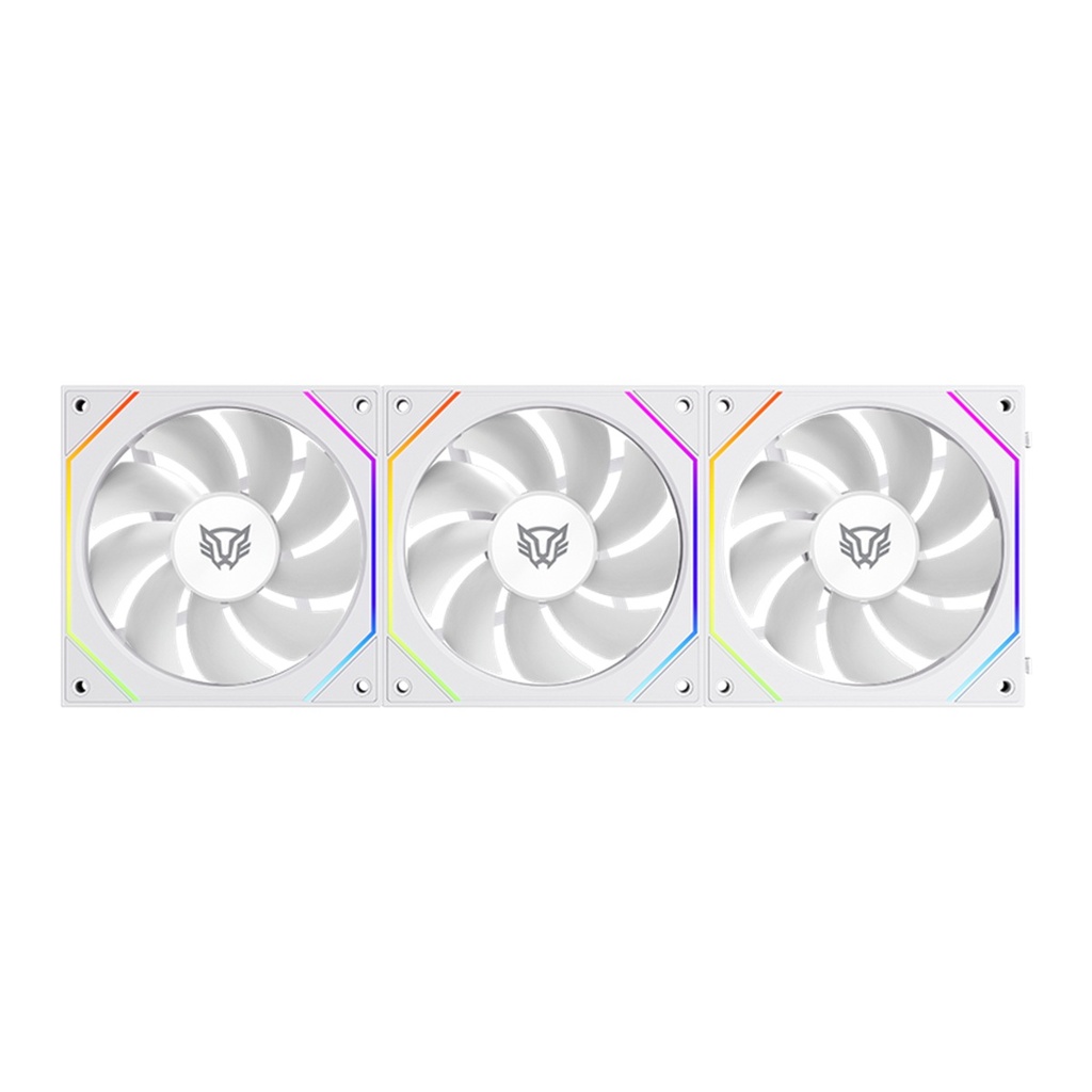 Kit 3 Ventiladores Balam Rush EOLOX LINK EXL95 Legend Series 120mm ARGB 800-1800 RPM 47.2 CFM